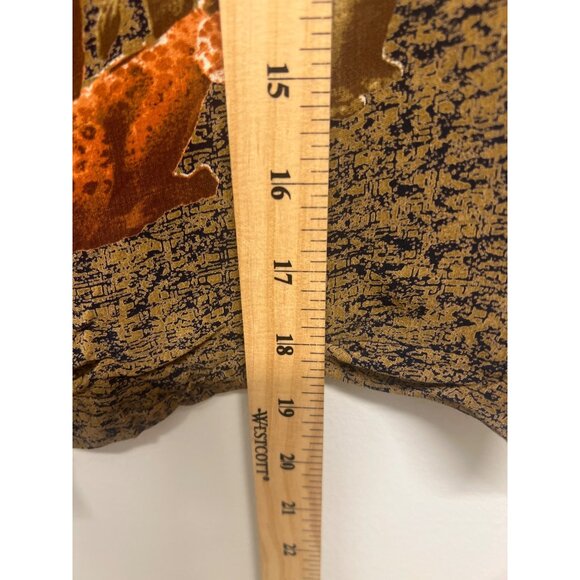 Vintage Robbie Bee Cropped Button-Up Shirt With Safari Animal Print - Picture 7 of 9